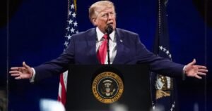 Trump rails against communism in America 250 addresses