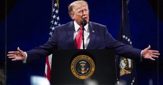 Trump rails against communism in America 250 addresses