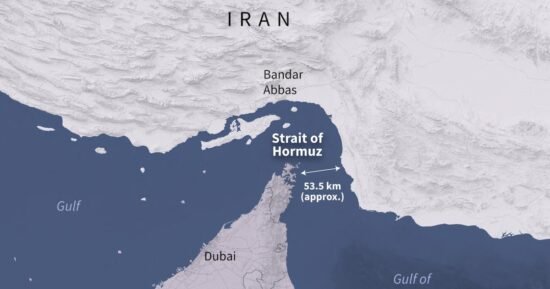 Where the U.S. is targeting strikes along the Strait of Hormuz