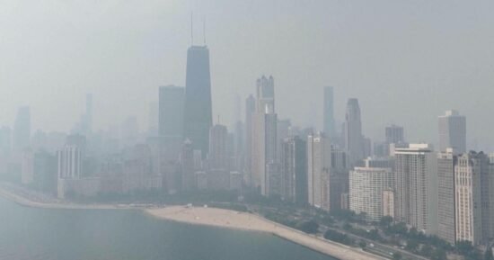 Watch: Wildfire smoke blankets cities across U.S., Canada