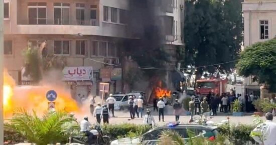 French President Emmanuel Macron safe after bomb blasts near his hotel in Damascus
