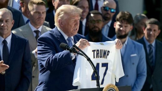 Trump compares Dodgers star Shohei Ohtani to Babe Ruth at White House