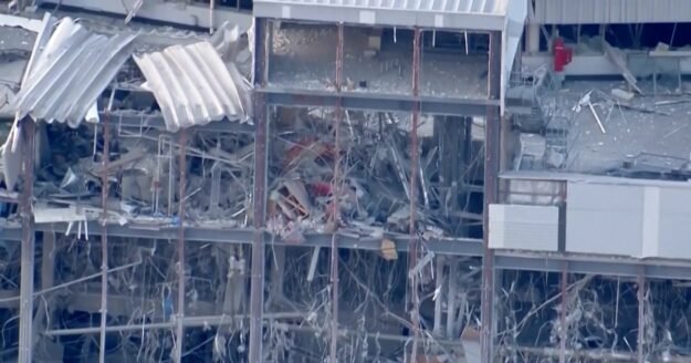 Japan earthquake damage shown in aerial video