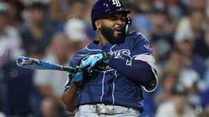 MLB All-Star Game scare: Junior Caminero hit by 98 mph fastball, exits