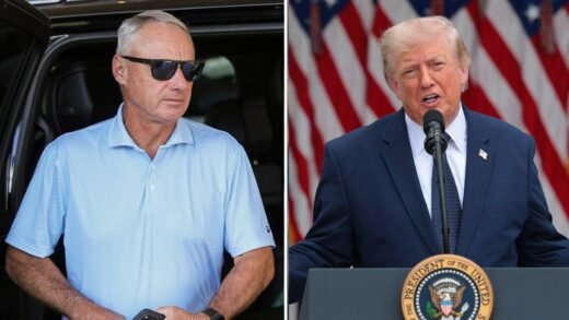 Manfred says he’ll ‘pass’ on help from Trump in MLB CBA negotiations