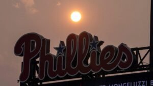 Bryce Harper says playing in bad air quality ‘not the greatest idea’