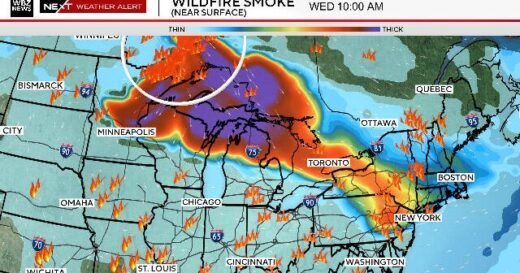 Wildfires expose millions in Midwest, Northeast to dangerous smoke: “Perfect storm for really dry conditions”