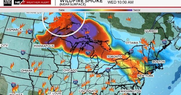 Wildfires expose millions in Midwest, Northeast to dangerous smoke: “Perfect storm for really dry conditions”