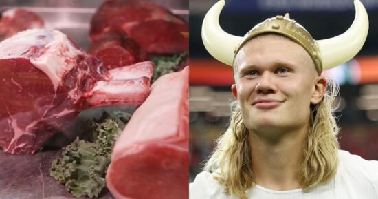 Can a normal human handle Erling Haaland’s World Cup “Viking diet”? CBS News’ Leigh Kiniry found out.