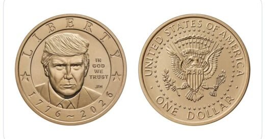 U.S. Mint to make $1 gold coin with Trump’s face on it