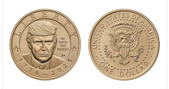 U.S. Mint to make $1 gold coin with Trump’s face on it