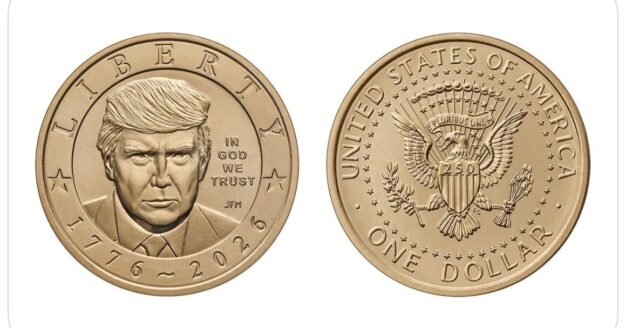 U.S. Mint to make $1 gold coin with Trump’s face on it