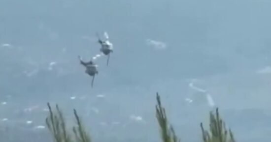 Two killed after firefighting helicopters collide in Greece