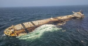 Abandoned Russian tanker leaking oil off Oman coast, threatening environmental disaster