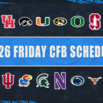 2026 College Football Friday Schedule: Dates, Times, TV Channels, Streaming