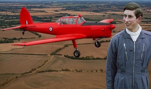 This plane King Charles took his first solo flight in – it's still flying 57 years later