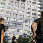 Woman leaps from 11th-floor ledge into firefighter’s arms as Berlin high-rise burns