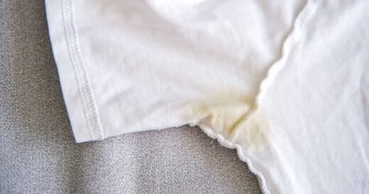 Easily remove sweat and sunscreen stains from clothes using 1 item