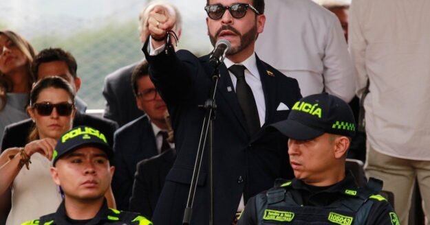 Bombing next to police station in Colombia injures 11, days before presidential inauguration