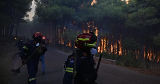 Wildfire danger in Europe shifts to Greece as evacuation orders remain in France