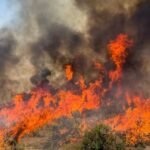 Helicopter fighting Utah wildfire crashes, no word on 2 people aboard