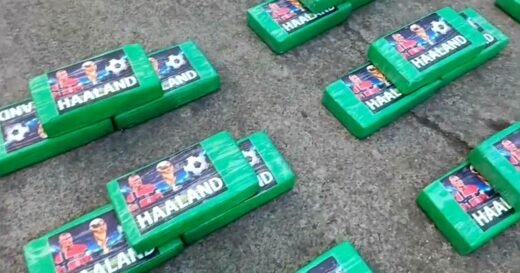Police in Ecuador seize 1,000 pounds of cocaine bearing the face of soccer star Erling Haaland; woman arrested