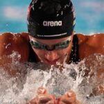 Swimmer Kate Douglass sets 50-meter freestyle world record in Pan Pacific prelims