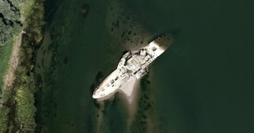 Famed century-old ship dubbed “Sava’s Titanic” emerges in Serbia as Europe’s rivers run dry