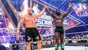 SummerSlam results: Oba Femi pins Brock Lesnar in a Hell in a Cell match