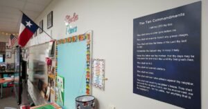 Texas parents sue to block mandatory display of Ten Commandments in school classrooms