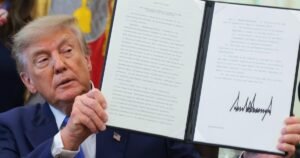 Trump signs order on new recommendations for childhood vaccines