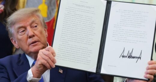 Trump signs order on new recommendations for childhood vaccines