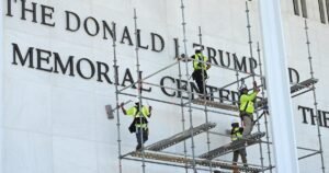 Kennedy Center board votes to put Trump’s name back on outside of building, House Democrat says