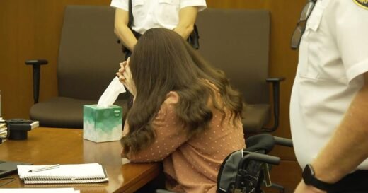 Watch live trial: Lindsay Clancy sobs as jury is shown baby’s autopsy photos