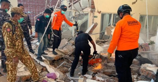 At least two people killed after magnitude-7.7 earthquake strikes near Indonesia