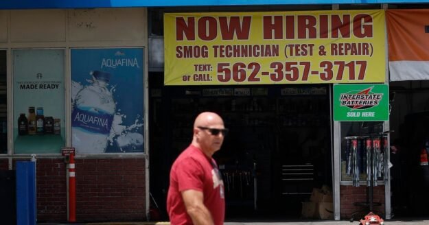 Job market shrank in July, a sharp reversal after months of growth