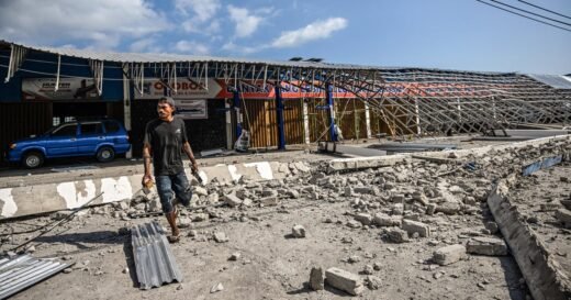 Indonesia earthquake death toll nears 70 as thousands wait for help on country’s Independence Day