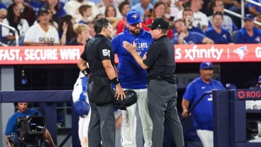 Blue Jays-Red Sox ‘rules check’ leads to 17-minute delay, obscure run scoring