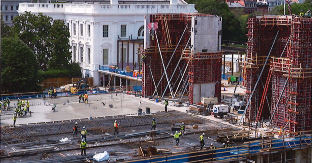 New details of plans for the Kennedy Center and White House ballroom include columns carved in Italy, plaza named for Trump