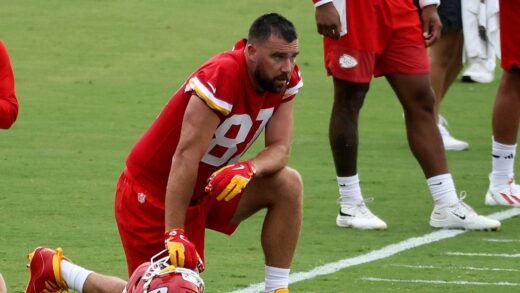 Fans stunned at Travis Kelce’s physique after marrying Taylor Swift
