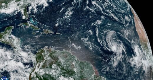 Tropical Storm Dolly forms in the Atlantic Ocean