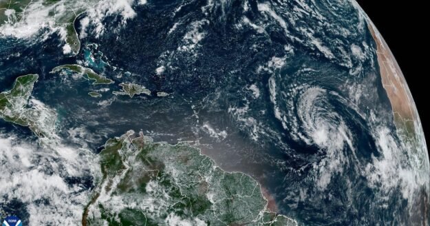 Tropical Storm Dolly forms in the Atlantic Ocean