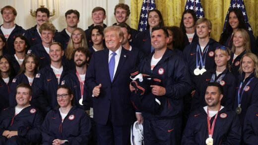 Trump hosts Team USA Winter Olympians at White House after record gold haul