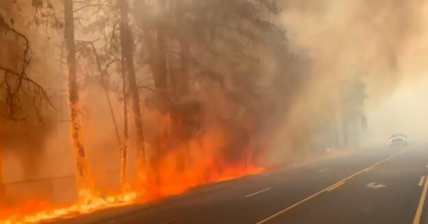 Videos show devastating Spokane, Washington, wildfires that forced thousands to evacuate