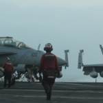 An exclusive look aboard the USS George Washington in its crucial role in the Iran war