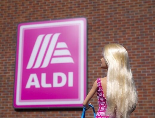 Aldi has pink makeover to celebrate Barbie launch