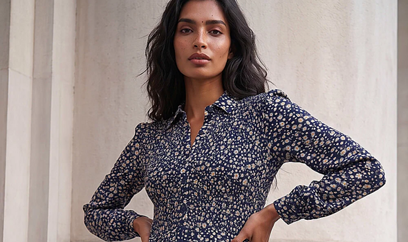 Roman's 'flattering' autumn midi dress that 'doesn't show lumps and bumps'