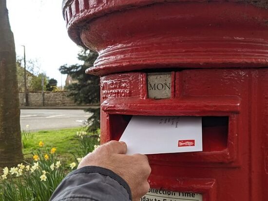 Royal Mail message for anyone posting envelopes