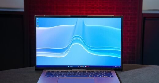 This 14-inch laptop has a screen that unrolls to 17 inches
