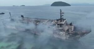 At least five dead, dozens missing after Philippine ferry fire